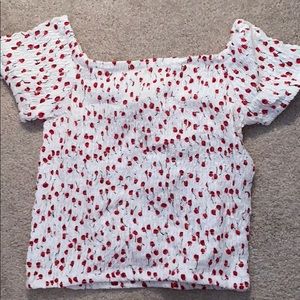 Cherry crop top